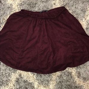 Brandy Melville velvet mini skirt